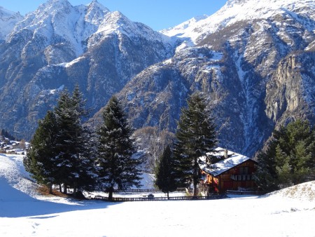 Er was eens een huisje in de Zwitserse Alpen